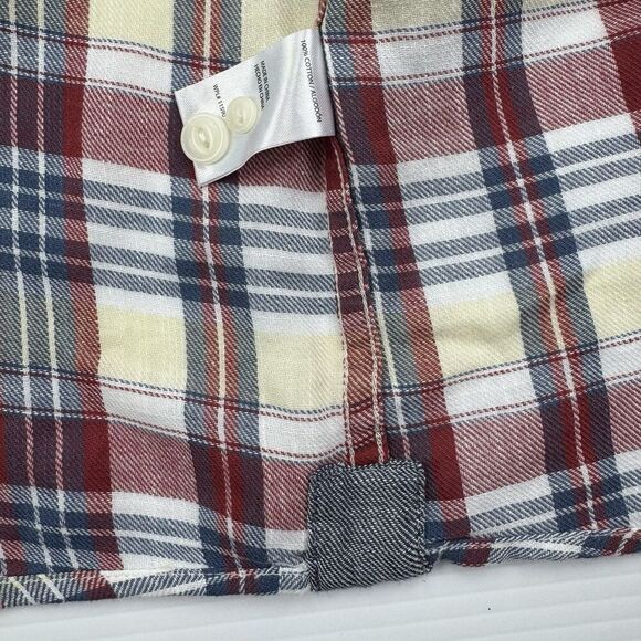 Weatherproof Shirt Men's Size Large Plaid Button Up Long Sleeve Collared Relaxed - Picture 9 of 9